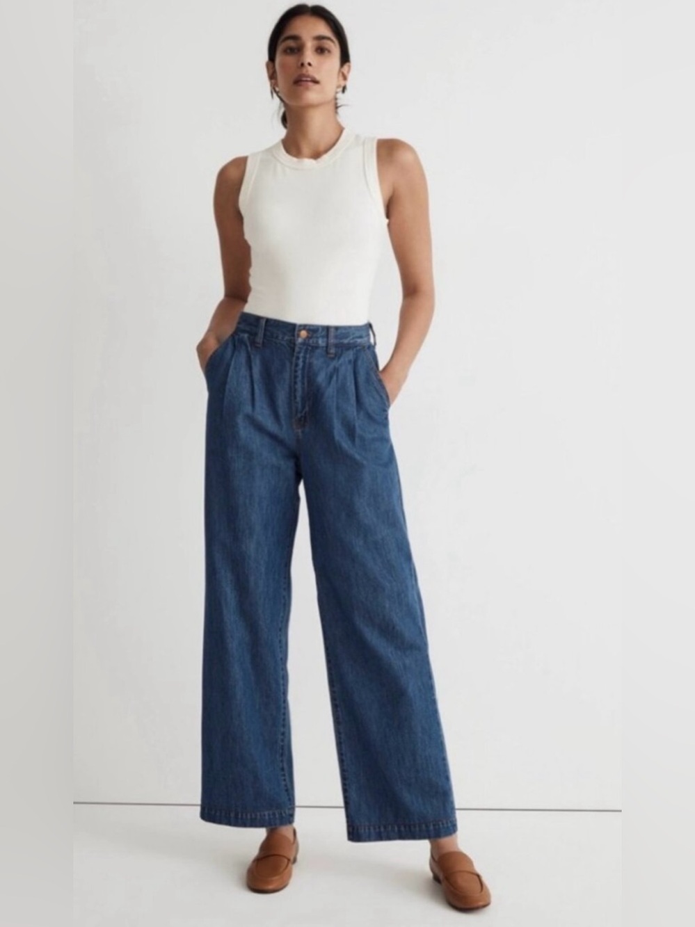 Madewell The Harlow Wide-Leg Jean High Rise Size 27